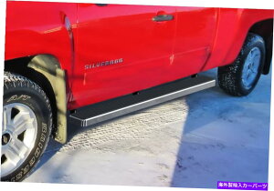 Nerf Bar iboardꂽX`[i[to[tBbg99-13V{[Vo[hGMCVG_uLu iBoard Polished Steel Nerf Bars Fit 99-13 Chevy Silverado GMC Sierra Double Cab