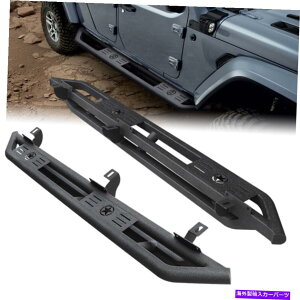 Nerf Bar tBbgW[vO[JK 4hA07-18TChXebvjO{[hnerfo[sbNAbvubN Fit Jeep Wrangler JK 4 Door 07-18 Side Step Running Boards Nerf Bar Pickup Black