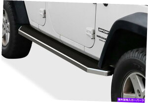 Nerf Bar 6 "IboardTChXebvnerfo[tBbg07-18W[vO[jk4dr Polished 6" iBoard Side Step Nerf Bar Fit 07-18 Jeep Wrangler JK 4Dr