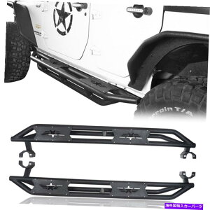 Nerf Bar 2PCSeNX`ubNTChXebv07-18pW[vO[JK/JKU 4hAp 2PCS Textured Black Side Step Nerf Bar for 07-18 Jeep Wrangler JK/JKU 4 Doors