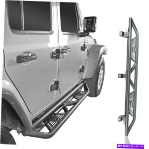 Nerf Bar W[vO[JL 2018-2022 4hÂ߂̃{[hnerfo[sĂǏTChXebv Tubular Side Step Running Board Nerf Bar For Jeep Wrangler JL 2018-2022 4-Doors