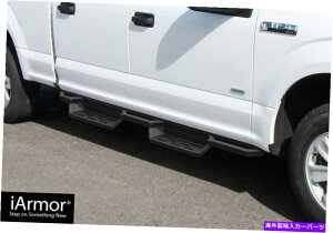 Nerf Bar IARMORIt[hhbvXebvA[}[tBbg15-22tH[hF150X[p[N[Lu17-22 F250 iArmor Off-Road Drop Steps Armor Fit 15-22 Ford F150 SuperCrew Cab & 17-22 F250
