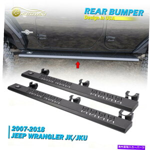 Nerf Bar 2007-2018̃TChXebvbNXC_[jO{[hW[vO[JKlto[Zbg Side Step Rock Sliders Running Board for 2007-2018 Jeep Wrangler JK Nerf Bar Set