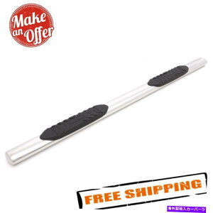 Nerf Bar Lund 23995003 5 "2007-2020g^chN[}bNXLȗȉ~`̃Xg[gi[to[ Lund 23995003 5" Oval Straight Nerf Bars for 2007-2020 Toyota Tundra CrewMax Cab