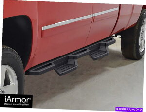 Nerf Bar IARMORIt[hhbvXebvA[}[tBbg01-07V{[Vo[hGMCVGN[Lu iArmor Off-Road Drop Steps Armor Fit 01-07 Chevy Silverado GMC Sierra Crew Cab