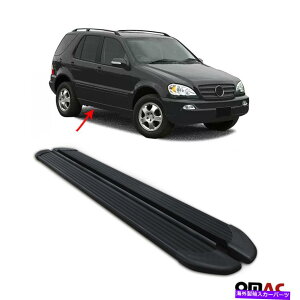 Nerf Bar ZfXMNX1998-2005TChXebvALŨjO{[hNERFo[B Running Boards Nerf Bars For Mercedes M-Class 1998-2005 Side Steps Alu. Black