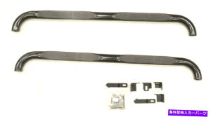 Nerf Bar j[hubN3 "Ehi[tXebvo[23066333RhLjIGNXeu2004-12 NEW Lund Black 3" Round Nerf Step Bars 23066333 Colorado Canyon Ext Cab 2004-12