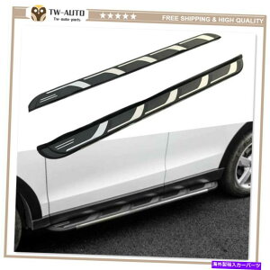 Nerf Bar アウディQ3 2012-2018SのペアフィットNERFバーランニングボードドアサイドステッププラットフォーム Pair Fits for Audi Q3 2012-2018s Nerf Bar Running Board Door Side Step Platform