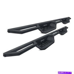 Nerf Bar tH[hF-150 09-14 APG 6 "ZghbvX^C̃Lu̒`nerfo[ For Ford F-150 09-14 APG 6" ST Drop Style Cab Length Black Rectangular Nerf Bars
