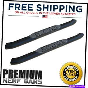 Nerf Bar 5IN OE�T�C�h�X�e�b�v2017-22 F-2550 F-350�X�[�p�[�f���[�e�B���M�����[�L���u�̂��߂̃u���b�N 5in OE Side Steps Nerf Bars Black for 2017-22 F-250 F-350 Super Duty Regular Cab�y���s�A���i�z