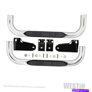 Nerf Bar EFXeB23-4110 eV[Y3Ehi[tXebvo[VG1500Vo[h1500ɓK Westin 23-4110 E-Series 3 Round Nerf Step Bars Fits Sierra 1500 Silverado 1500