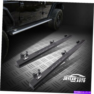 Nerf Bar ubNeNX`jO{[htBbg2007-2018W[vO[JK 4hATChXebv Black Texture Running Boards fit 2007-2018 Jeep Wrangler JK 4 Door Side Steps