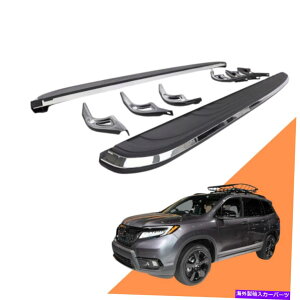 Nerf Bar �z���_�p�X�|�[�g2019-2021�����j���O�{�[�hNERF�o�[�i���j�ɓK�����T�C�h�X�e�b�v Side Steps Fit for Honda Passport 2019-2021 Running Board Nerf Bar(Black)�y���s�A���i�z