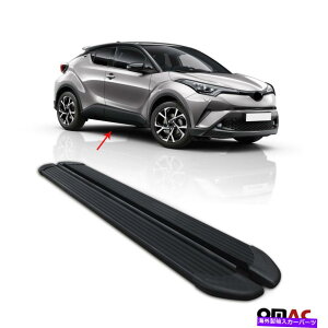 Nerf Bar g^CH-RnCubh2016-2022TChXebvALŨjO{[hNERFo[B Running Boards Nerf Bars For Toyota CH-R Hybrid 2016-2022 Side Steps Alu. Black