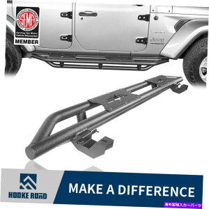 Nerf Bar Hooke Road 1941�����j���O�{�[�hNERF�X�e�b�v�o�[�W�[�v�����O���[JL 2018-2022 4DR Hooke Road 1941 Running Board Nerf Step Bars for Jeep Wrangler JL 2018-2022 4Dr�y���s�A���i�z