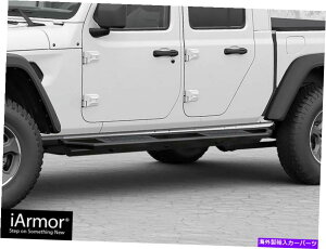 Nerf Bar It[hXNGA`[u6.5 "̃TChA[}[tBbg20-22W[vOfBG[^[N[Lu OFF-ROAD Square Tube 6.5" Wide Side Armor Fit 20-22 Jeep Gladiator Crew Cab