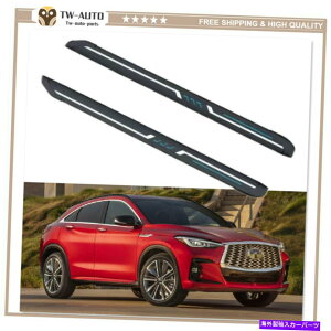 Nerf Bar Infiniti QX55 2021 2022�Œ�T�C�h�X�e�b�v�����j���O�{�[�hNERF�o�[�ɓK������2PCS 2Pcs Fits for Infiniti QX55 2021 2022 Fixed Side Step Running Boards Nerf Bar�y���s�A���i�z