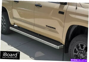 Nerf Bar 6 "IBOARDTChi[to[tBbg07-21g^chN[}bNXLu 6" iBoard Side Nerf Bar Fit 07-21 Toyota Tundra CrewMax Cab