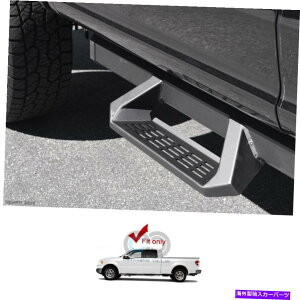 Nerf Bar tBbg09-14tH[h150X[p[N[Lu}bgubNA~jEhbvXebvTChi[to[ Fits 09-14 Ford 150 Supercrew Cab Matte Black Aluminum Drop Step Side Nerf Bars