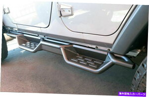 Nerf Bar 7.5 "2007-2018NERFo[W[vO[JK 4hATChXebvjO{[h 7.5" Nerf Bars for 2007-2018 Jeep Wrangler JK 4-Door Side Steps Running Boards