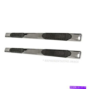 Nerf Bar EFX24015 05-14�^�R�}2WD�̃A�N�Z�X�L���u���f���p�̑ȉ~�`�̃X�e�����X�X�e�b�v�o�[ EFX24015 Oval Stainless Step Bars for Access Cab Models for 05-14 Tacoma 2WD�y���s�A���i�z