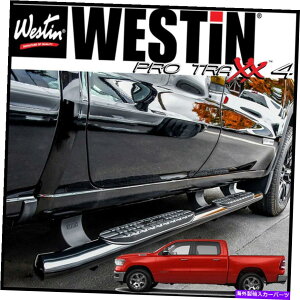 Nerf Bar �E�F�X�e�B��4 �ȉ~�`�̃T�C�h�X�e�b�vnerf bars pro traxx�t�B�b�g2019-2021����1500�N���[�L���u Westin 4 Oval Side Steps Nerf Bars PRO TRAXX fit 2019-2021 RAM 1500 Crew Cab�y���s�A���i�z