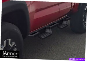 Nerf Bar IARMORIt[hhbvXebvA[}[tBbg05-22^R}gANZXLu iArmor Off-Road Drop Steps Armor Fit 05-22 Tacoma Extended Access Cab