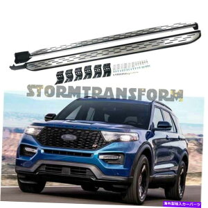 Nerf Bar �t�H�[�h�G�N�X�v���[���[2020-2022�����j���O�{�[�hNERF�o�[IBOARD�̕č��݌ɃT�C�h�X�e�b�v US Stock Side Steps for Ford Explorer 2020-2022 Running Boards Nerf Bar iBoard