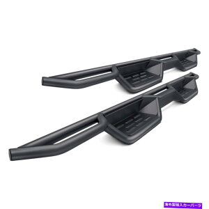 Nerf Bar V{[Vo[h2500 HD 07-19 APGhbv_EX^C̃^NV[̒ubNi[to[ For Chevy Silverado 2500 HD 07-19 APG Drop Down Style Cab Length Black Nerf Bars