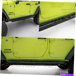 Nerf Bar ׂ4hAXebvA[}[bNXC_[bJ[K[h07-17W[vO[plto[ All 4 Door Step Armor Rock Sliders Rocker Guard Nerf Bar for 07-17 Jeep Wrangler