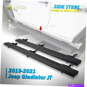 Nerf Bar TChXebvi[to[jO{[h2019-2022W[vOfBG[^[JTbNXC_[ Side Step Nerf Bar Running Board for 2019-2022 Jeep Gladiator JT Rock Sliders