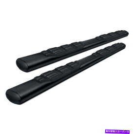Nerf Bar トヨタツンドラ07-21 GO RHINO 5 "1000シリーズキャブの長さブラックオーバルサイドステップ For Toyota Tundra 07-21 Go Rhino 5" 1000 Series Cab Length Black Oval Side Steps