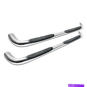 Nerf Bar g^^R}06-20X~eBrg3 "Lu̒EhmȃXebv For Toyota Tacoma 06-20 Smittybilt 3" Cab Length Polished Round Sure Steps