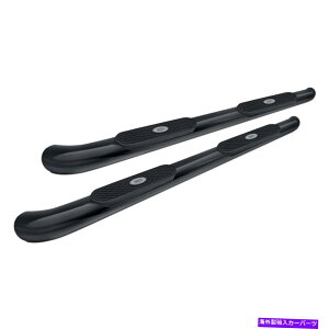 Nerf Bar �g���^�^�R�}2005-2022���r��S222008 4 �L���u�̒����̍����ȉ~�`�̃T�C�h�o�[ For Toyota Tacoma 2005-2022 Aries S222008 4 Cab Length Black Oval Side Bars�y���s�A���i�z