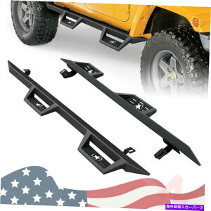 Nerf Bar 2007-2018̃jO{[h̃TChXebvpbhW[vO[JK 4hAi[to[ Side Steps Pads Running Boards For 2007-2018 Jeep Wrangler JK 4 Door Nerf Bars