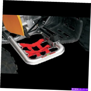 Nerf Bar DG�p�t�H�[�}���X602-2115 FAT�V���[�Y1 1/2 "����NERF�o�[���b�h�l�b�gTRX250EX 01-10 DG PERFORMANCE 602-2115 FAT SERIES 1 1/2" ALLOY NERF BAR RED NET TRX250EX 01-10