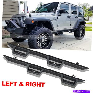 Nerf Bar 07-18pW[vO[JK 4hAA~jEjO{[hnerfo[TChXebv For 07-18 Jeep Wrangler JK 4 Door Aluminum Running Boards Nerf Bars Side Steps