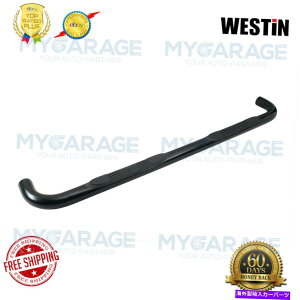 Nerf Bar V{[/GMCv`iV[Yȉ~`̃o[4 "ubNpE_[R[eBO21-3005̃EFXeB Westin For Chevrolet/GMC Platinum Series Oval Bar 4"Black Powder Coated 21-3005