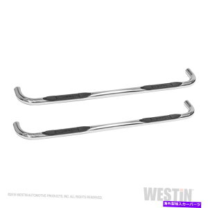 Nerf Bar EFXeB23-4080 EV[Y3Ehi[tXebvo[ɓK19-22 1500 Westin 23-4080 E-Series 3 Round Nerf Step Bars Fits 19-22 1500