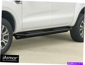 Nerf Bar IARMORIt[hTChXebvA[}[tBbg19-22tH[hW[X[p[N[Lu iArmor Off-Road Side Steps Armor Fit 19-22 Ford Ranger SuperCrew Cab