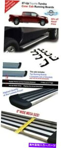 Nerf Bar K07-18g^chN[}bNXN6 "jOTChXebv{[hnerfo[ Fits 07-18 Toyota Tundra Crew Max Chrome 6" Running Side Step Boards Nerf Bars