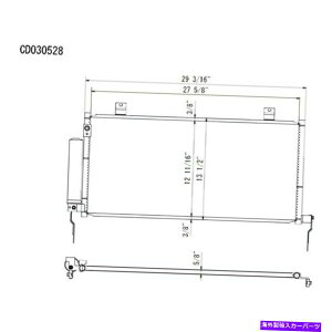 �R���f���T�[ Mitsubishi Galant 2004-2011 Koyorad A/C�R���f���T�[�̏ꍇ For Mitsubishi Galant 2004-2011 Koyorad A/C Condenser�y���s�A���i�z