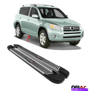 Nerf Bar {[hsĂTChXebvA~jEnerfo[g^RAV4̂߂2 PC 2006-2012 Side Steps Running Boards Aluminum Nerf Bars 2 Pcs For Toyota RAV4 2006-2012