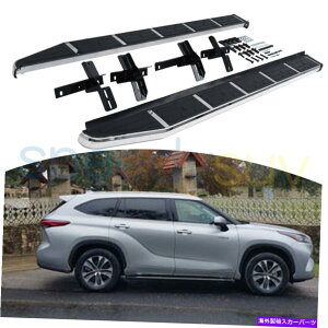 Nerf Bar g^nC_[XU70 2020-2022TChXebvNERFo[̕č݌ɃjO{[h US Stock Running Boards for Toyota Highlander XU70 2020-2022 Side Steps Nerf Bar
