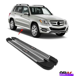 Nerf Bar {[hsĂTChXebvALUB Nerf BarsZbg̓ZfXGLK 2013-2015ɓK܂ Side Steps Running Boards Alu. Nerf Bars Set Fits Mercedes GLK 2013-2015