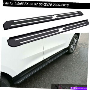 Nerf Bar Infiniti FX 35 37 50 QX70 2009-2018�T�C�h�X�e�b�v�����j���O�{�[�hNERF�o�[�ɓK���Ă��܂� Fits for Infiniti FX 35 37 50 QX70 2009-2018 Side Step Running Board Nerf Bar�y���s�A���i�z