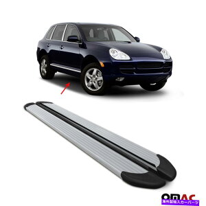 Nerf Bar |VFJCG̃jO{[hNERFo[2003-2010TChXebvA~jE2 PCS Running Boards Nerf Bars For Porsche Cayenne 2003-2010 Side Steps Aluminum 2 Pcs