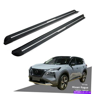 Nerf Bar 2PCSTChXebvjO{[hNERFo[͓YROGUE X-TRAIL T33 2021 2022ɓK܂ 2Pcs Side Step Running Board Nerf Bar Fit for Nissan Rogue X-Trail T33 2021 2022