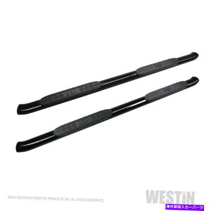 Nerf Bar 19-20�V���o���h /�V�G��1500�̃E�F�X�e�B���u���b�N�v���g���b�N�X4�ȉ~�`�̃i���t�X�e�b�v�o�[ Westin Black Pro Traxx 4 Oval Nerf Step Bars for 19-20 Silverado / Sierra 1500�y���s�A���i�z