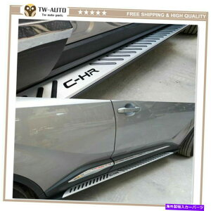 Nerf Bar 2PCShATCh{[hNERFo[̃jOg^C-HR CHR 2017-2021 2Pcs Door Side Steps Running Board Nerf Bar Fits for Toyota C-HR CHR 2017-2021